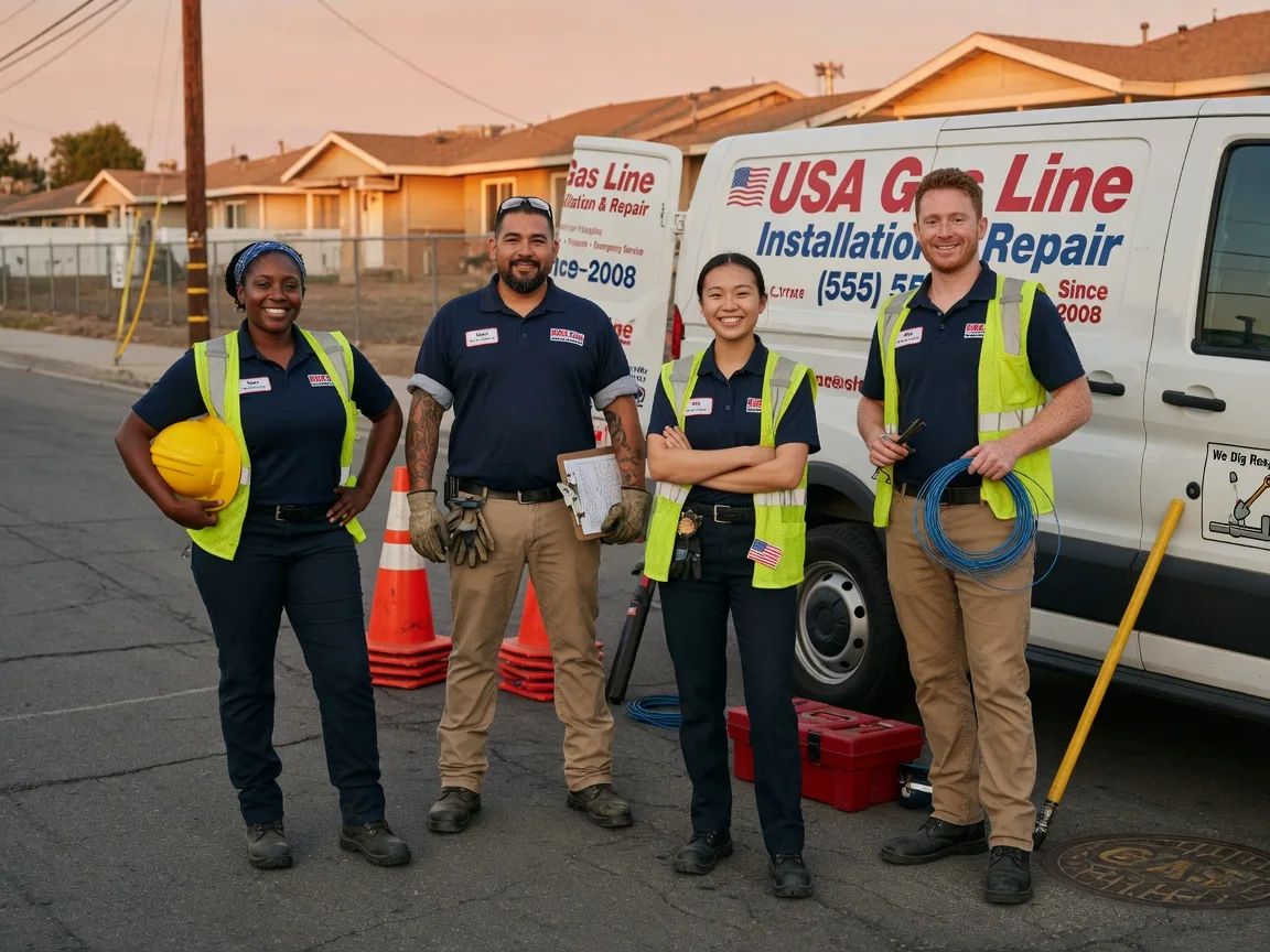 Gas Line Installation company in Bock, MN